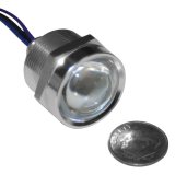 Letric Lighting Royal Flush LED 1in Stl/Red/Red thumbnail 1