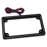 Letric Lighting Custom Hard Wire Perfect Plate Light License Plate Frame Matte Black thumbnail 1
