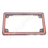 Letric Lighting 18+ HD Softail Perfect Plate Light License Plate Frame Chrome thumbnail 2