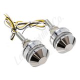 Letric Lighting Grip Indicators Lights Polished Cap White/Amber thumbnail 1