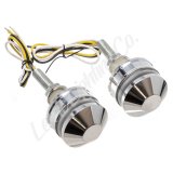Letric Lighting Grip Indicators Lights Polished Cap White/Amber thumbnail 2
