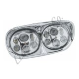 Letric Lighting LED Headlight Dual 5.75in Chrome thumbnail 1