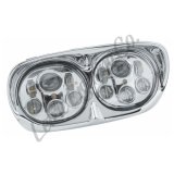 Letric Lighting LED Headlight Dual 5.75in Chrome thumbnail 2
