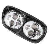 Letric Lighting LED Headlight 80W Hi/Lo Chrome/Black thumbnail 1