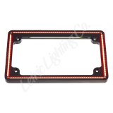Letric Lighting 14+ Indian Twin Perfect Plate License Plate Frame Matte Black thumbnail 1