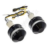 Letric Lighting Grip Indicators Lights Black Cap White/Amber thumbnail 1