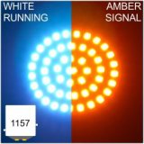 Letric Lighting Bullet Style Insert 1157 H/L Amber thumbnail 1