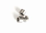 Ticon Industries 1/8in NPT Titanium Sensor Bung 1.5in to 5in Tubing - Coped End thumbnail 1