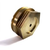 Ticon Industries Tig Aesthetics 3in Universal V-Band Heat Sink w/ Purge - Tellurium Copper thumbnail 3