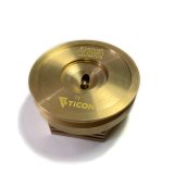 Ticon Industries Tig Aesthetics 3in Universal V-Band Heat Sink w/ Purge - Tellurium Copper thumbnail 4