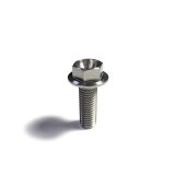 Ticon Industries Titanium Bolt Flanged M12x25x1.25TP 17mm 6pt Head thumbnail 1