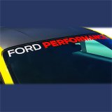 Ford Performance 2015-2017 Mustang Windshield Banner Ford Performance - White / Red thumbnail 2