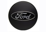 Ford Racing Car Black and Chrome Wheel Cap thumbnail 6