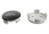 Ford Racing Car Black and Chrome Wheel Cap thumbnail 9