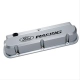 Ford Racing 289-351 Slant Edge Chrome Valve Cover thumbnail 1