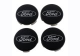 Ford Racing Ford Truck/SUV Black And Chrome Wheel Center Cap Kit thumbnail 2