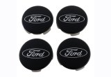 Ford Racing Ford Truck/SUV Black And Chrome Wheel Center Cap Kit thumbnail 3