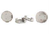 Ford Racing Ford Truck/SUV Black And Chrome Wheel Center Cap Kit thumbnail 4