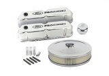 Ford Racing Complete Dress Up Kit Chrome Finish w/Black Emblems thumbnail 9