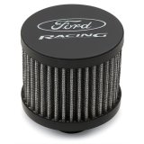 Ford Racing Black Crinkle Unshielded Breather w/Ford Racing Logo thumbnail 2