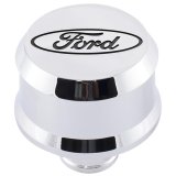 Ford Racing Slant Edge Breather - Chrome thumbnail 1