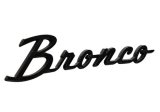 Ford Racing 2021+ Bronco Classic Script Fender Badges - Matte Black (Pair) thumbnail 1