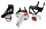 Innovative 92-95 Civic K-Series Silver Aluminum Mounts 75A Bushings (Not K24 Trans) thumbnail 1