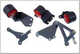 Innovative 88-91 Civic B-Series Black Steel Mounts 75A Bushings (Cable to Hydro Conversion) thumbnail 1