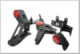 Innovative 94-01 Integra K-Series Black Steel Mounts 75A Bushings (Not K24 Trans) thumbnail 1