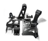 Innovative 94-01 Integra J-Series Black Steel Mounts 85A Bushings (w/ Alt. Relocation Bracket) thumbnail 1