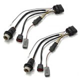 AlphaRex 13-18 Ram 1500 Wiring Adapter Stock Proj Headlight to AlphaRex Headlight Converters thumbnail 2