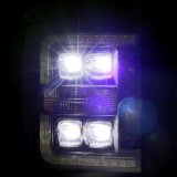 AlphaRex 11-16 Ford F-350 SD NOVA LED Proj Headlights Plank Style Alpha Blk w/Activ Light/Seq Signal thumbnail 6