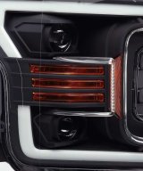 AlphaRex 18-19 Ford F-150 PRO-Series Proj Headlights Plank Style Matte Blk w/Activ Light/Seq Signal thumbnail 8