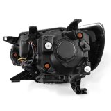 AlphaRex 12-15 Toyota Tacoma PRO-Series Projector Headlights Plank Style Alpha Black w/DRL thumbnail 4