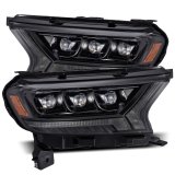 AlphaRex 19-21 Ford Ranger NOVA LED Proj Headlight Plnk Style Alpha Blk w/Activ Light/Seq Signal/DRL thumbnail 1