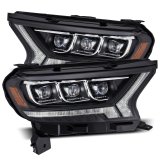 AlphaRex 19-21 Ford Ranger NOVA LED Proj Headlights Plank Style Black w/Activ Light/Seq Signal/DRL thumbnail 1