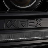 AlphaRex 12-15 Toyota Tacoma LUXX LED Projector Headlights Plank Style Alpha Black w/DRL thumbnail 3