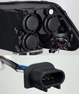 AlphaRex 09-18 Dodge Ram 1500 PRO-Series Projector Headlights Plank Style Alpha Blk w/Seq Signal/DRL thumbnail 3