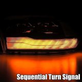 AlphaRex 09-18 Dodge Ram 1500 PRO-Series Projector Headlights Plank Style Alpha Blk w/Seq Signal/DRL thumbnail 8
