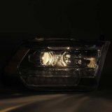 AlphaRex 09-18 Dodge Ram 2500 LUXX LED Proj Headlights Plank Style Black w/Activ Light/DRL thumbnail 8