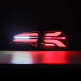 AlphaRex 17-22 Tesla Model 3 PRO-Series LED Tail Lights Jet Black w/Seq Sig thumbnail 7