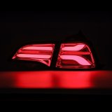 AlphaRex 17-22 Tesla Model 3 PRO-Series LED Tail Lights Red Smoke w/Seq Sig thumbnail 3