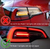 AlphaRex 17-22 Tesla Model 3 PRO-Series LED Tail Lights Red Smoke w/Seq Sig thumbnail 9