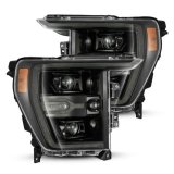 AlphaRex 21-22 Ford F150 Luxx-Series Projector Headlights Alpha-Black w/Activ Light/Seq Signal thumbnail 1
