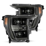 AlphaRex 21-22 Ford F150 Luxx-Series Projector Headlights Alpha-Black w/Activ Light/Seq Signal thumbnail 2