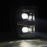 AlphaRex 08-10 Ford F250-550 LUXX-Series LED Projector Headlights Black w/Activ Light/Seq Signal thumbnail 5