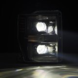 AlphaRex 08-10 Ford F250-550 LUXX-Series LED Projector Headlights Black w/Activ Light/Seq Signal thumbnail 9