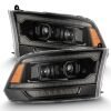 AlphaRex 09-18 RAM 1500 PRO-Series Proj Headlights Alpha-Black w/Sequential Signal & Top/Middle DRL thumbnail 9
