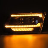 AlphaRex 09-18 Ram 1500/2500 PRO-Series Proj Headlights Black w/Sequential Signal and Top/Middle DRL thumbnail 3