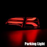 AlphaRex 20-22 Tesla Model Y PRO-Series LED Tail Lights Jet Black w/Seq Sig thumbnail 8